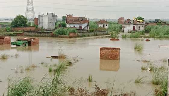 Low lying areas of Loni were evacuated