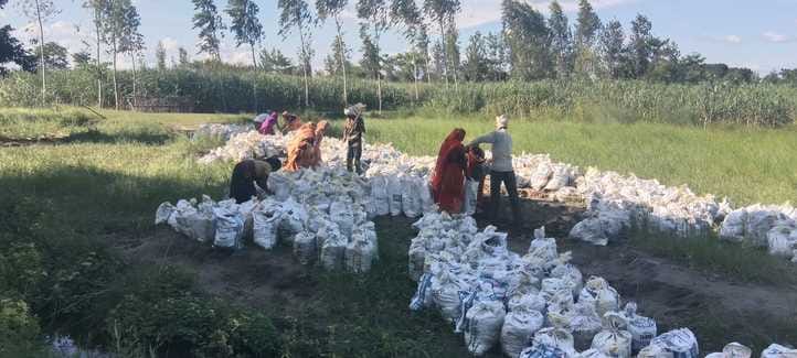 Repair of dam of Bahatiya drain started