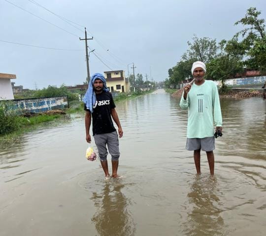 Premnagar village is in distress due to flood havoc