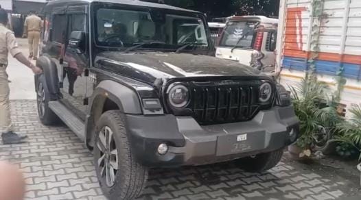 Banned meat found in SUV without number plate