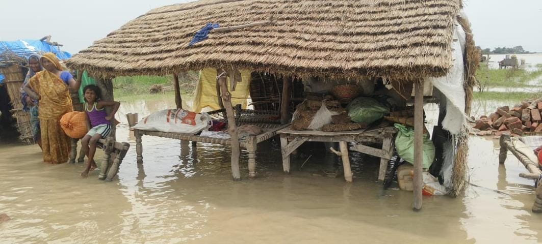 Saryu overflowed, flood water entered 16 villages