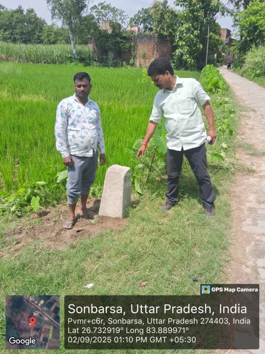 Work on setting up boundary pillars in Kasya villages is accelerated, land disputes will reduce
