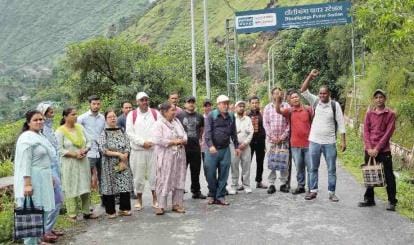 NHPC daily wage workers protest, strike announced from eight
