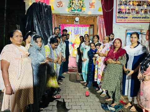 Cheers resonated during Shri Ganesh festival
