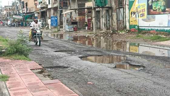 Kaithal-Chikka-Patiala road in bad shape in one and a half years