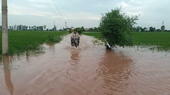 Ghaggar water entered 6 villages of Guhla-Chika