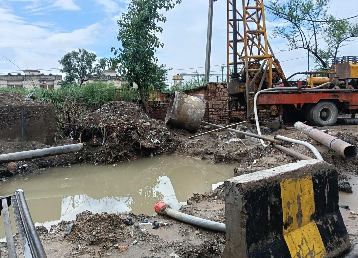 The agency ran out of cement stock, ROB construction work stopped