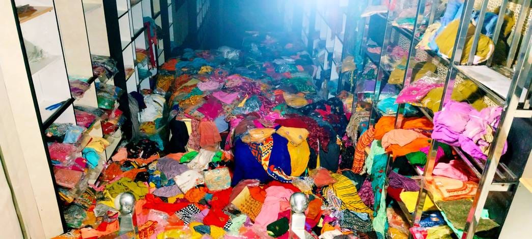 Clothes worth lakhs ruined due to waterlogging, basement of textile museum filled with water