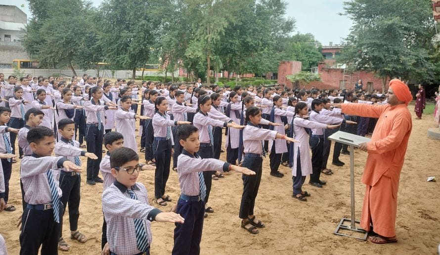 Students were sworn in to not consume drugs