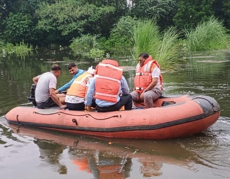 District administration is on alert amid heavy rains, SDRF teams engaged in relief work