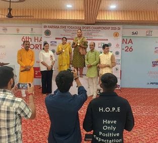 Women dominate yoga competition, win medals