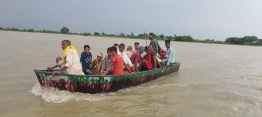 24 hamlets submerged in flood, water filling in 10 villages