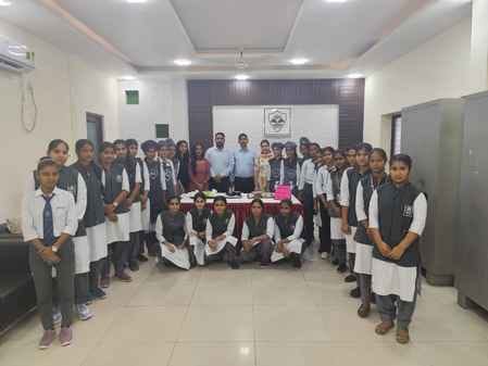 Taught girl students to make salad
