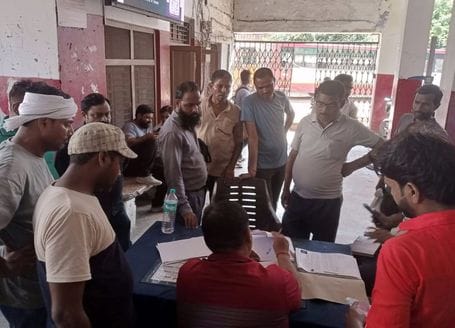 More than 100 drivers arrived at the fair to get employment