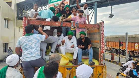 Punjab sent ten metric tons of ration under the leadership of BKU