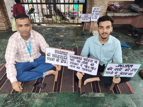 Hunger strike started demanding public safety and facilities