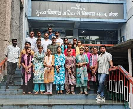 Panchayat assistants protested against being included in the digital crop survey