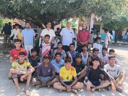 Khurtia's team dominates in Kabaddi