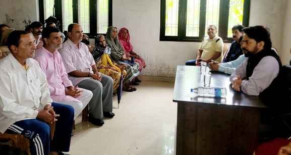 MP Anurag reached the disaster affected villages and took stock of the damage