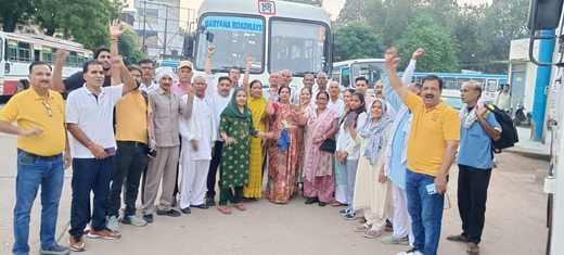 The team reached Agra to participate in the national convention