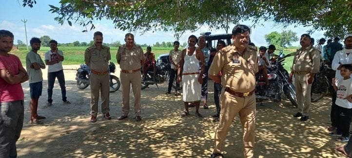 Dispute over writing Ram-Ram on a common religious place, police resolved it
