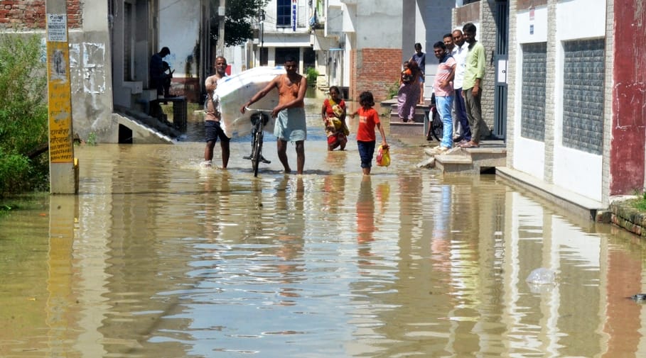 Water entered the colonies of Subhash Nagar and Lodhipur