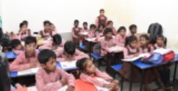 Railway provided building, children of Badshah Nagar Railway Colony got new school