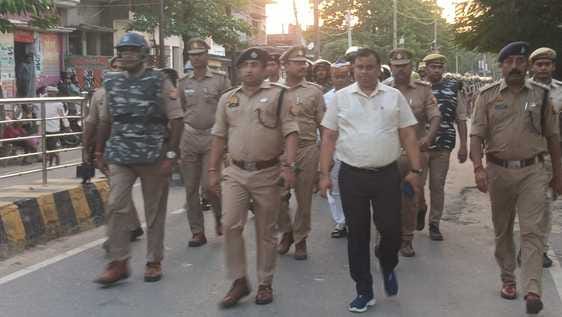 SP- ADM gave a sense of security by marching on foot