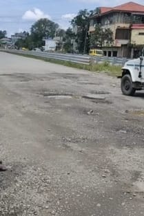 Plenty Of Potholes In Rajol Market - Kangra News - Kangra News:राजोल ...