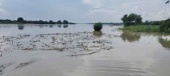 taj mahal flood risk yamuna water level rising agra flood alert