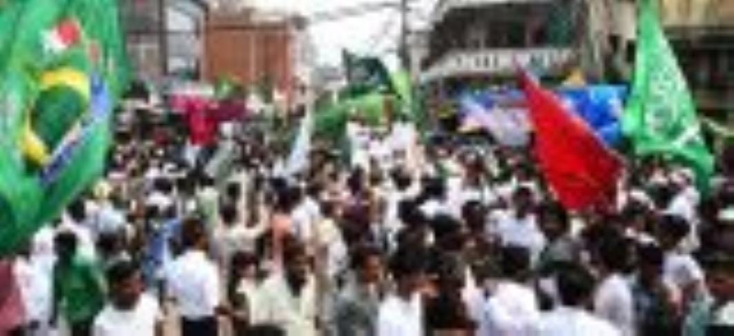 Procession of Madhe Sahaba taken out with devotion