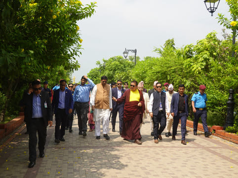 Siddharthnagar News : CJI Gavai visited Lumbini