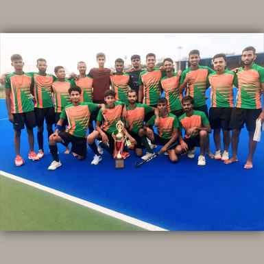 Basti team is runner-up in the state level hockey competition