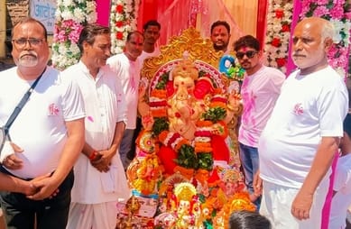 Farewell given to the Maharaja of Mathia