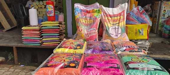 Five lakh worth of abir-gulal will fly during Ganesh immersion
