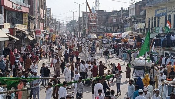 Procession of Mohammadi taken out in the honour of the Prophet