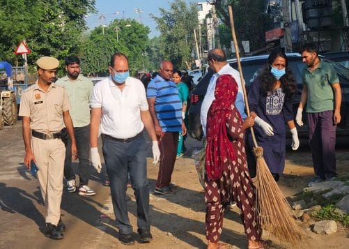 11 week long cleanliness drive started in Mahindergarh