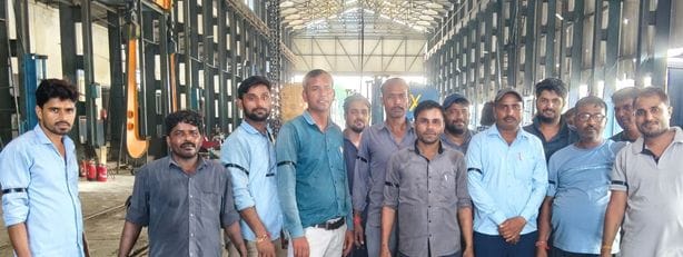 Railway employees tied black bands and demanded old pension