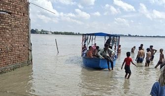 People are scared of the overflowing Ganges