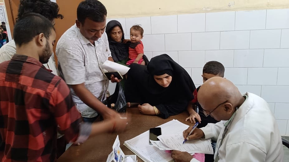 Children in the grip of infection, crowd increased in the hospital