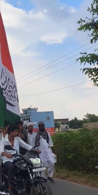 Video of tampering with the tricolor in Barawafaat procession goes viral