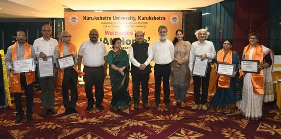 Seven teachers of KU received Life Time Achievement Award