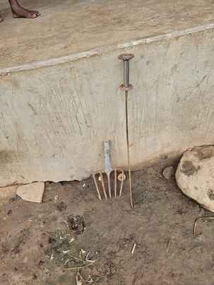 The husband attacked his wife and brother-in-law and then committed suicide by drinking poison