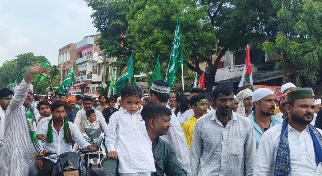 Procession of Mohammadi taken out with great pomp and splendor