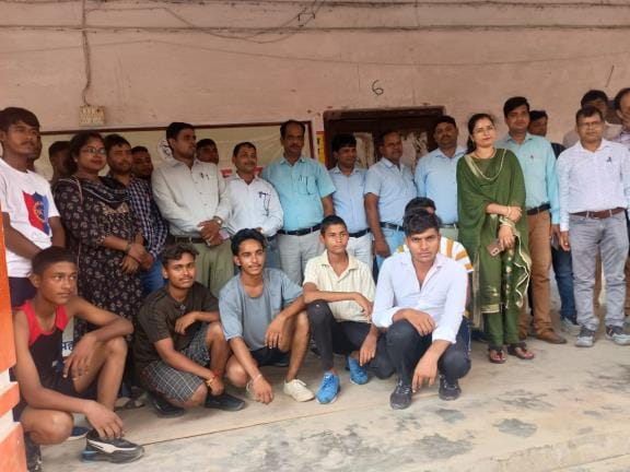 Vijay, Sanoj and Kanhaiya won the weight lifting competition