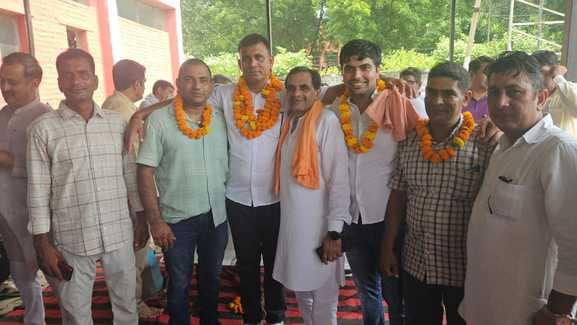 Sandeep Goyat became the circle secretary of State Electricity Board Workers Union