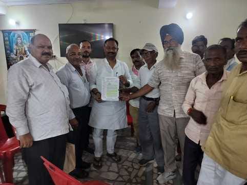Memorandum sent to Railway Minister through MP