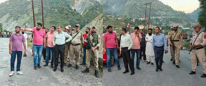 Ramban, DC Mohamad Alyans Khan, Check Parnot Bridge