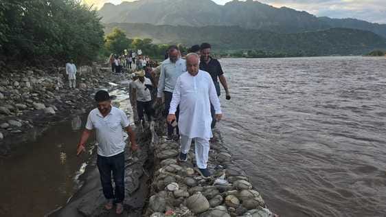 Udhampur, NC State President, Ratal Lal Gupta, Visit Effected Areas