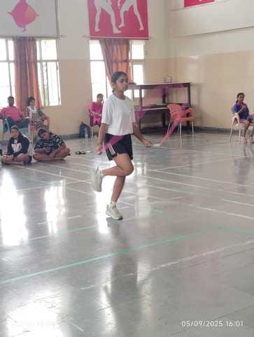 CBSE National Rope Skipping players are performing well